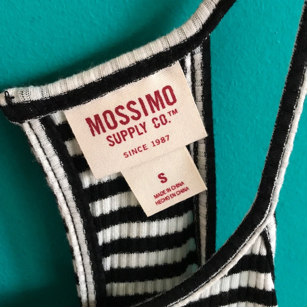 NWOT Mossimo Black & White Striped Dress - Picture 3 of 5